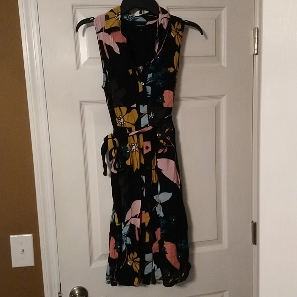 Who What Wear Floral Shirt Dress
